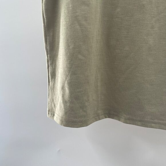 Shein Womens Blouse Short Crochet Sleeve Size Medium Light Green New - Picture 8 of 12